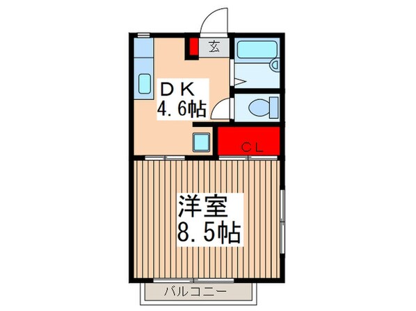 ニューパールハイツの物件間取画像